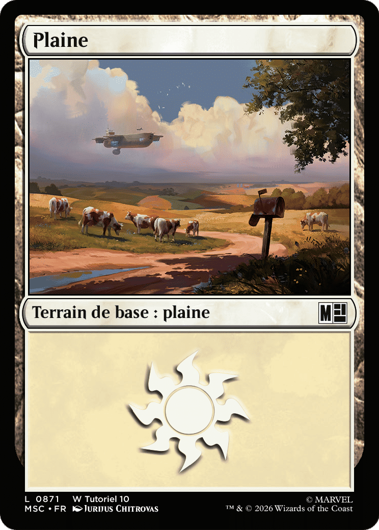 Plaine — Marvel Super Heroes Commander — Magic: The Gathering