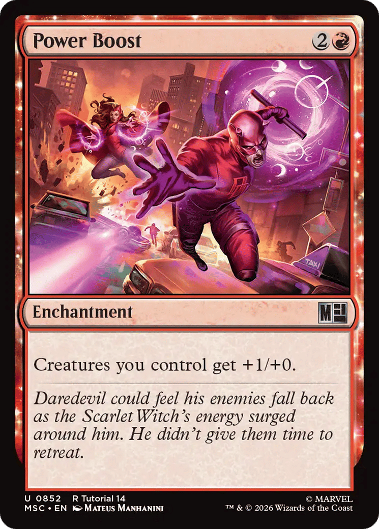 Power Boost — Marvel Super Heroes Commander — Magic: The Gathering