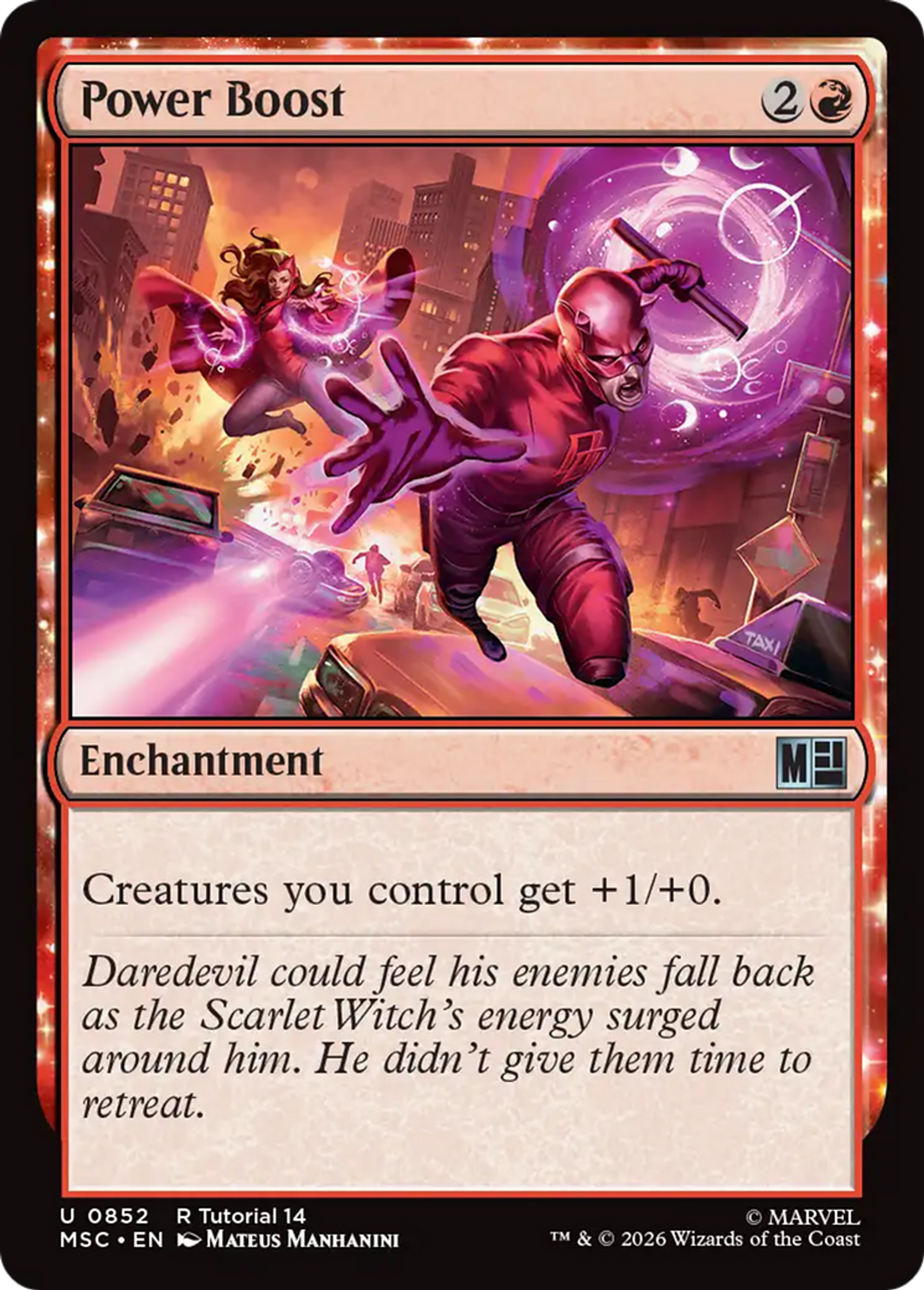 Power Boost — Marvel Super Heroes Commander — Magic: The Gathering