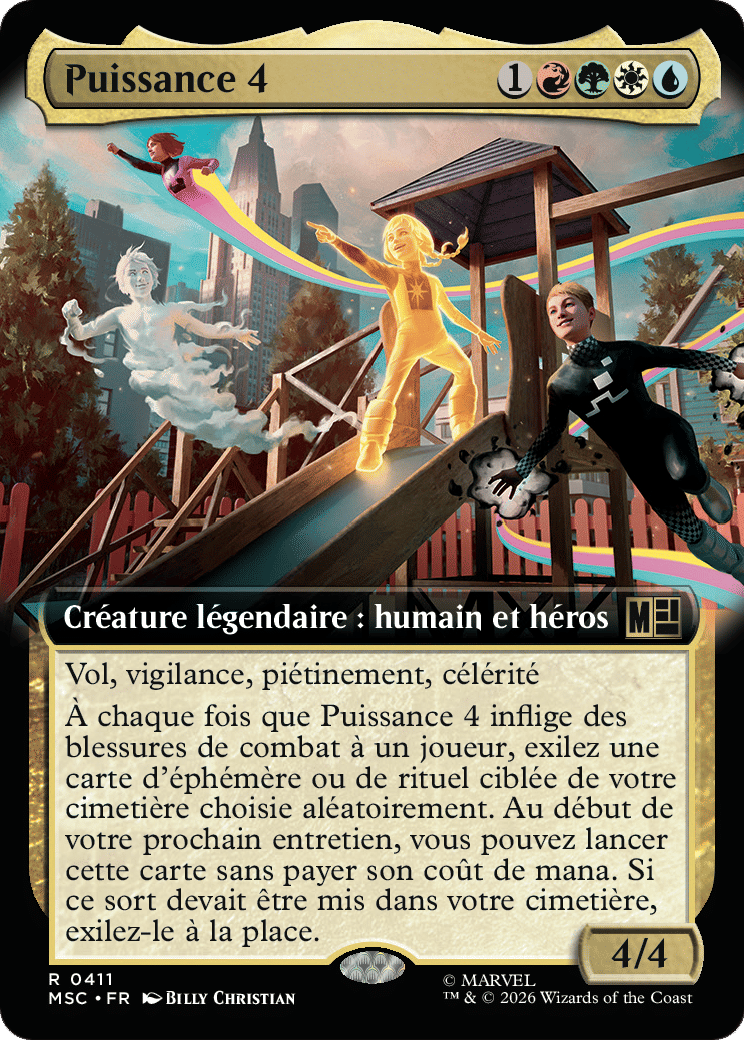Puissance 4 — Marvel Super Heroes Commander — Magic: The Gathering