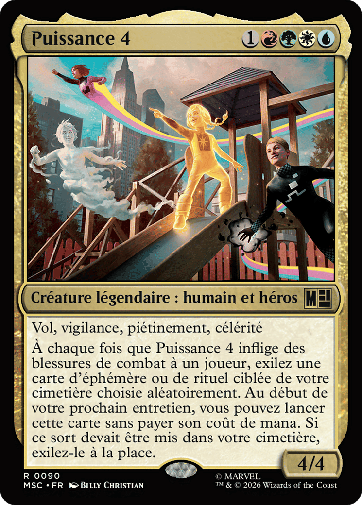 Puissance 4 — Marvel Super Heroes Commander — Magic: The Gathering
