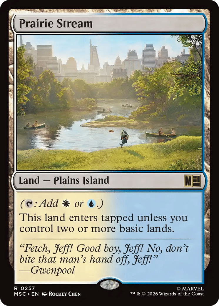 Prairie Stream — Marvel Super Heroes Commander — Magic: The Gathering