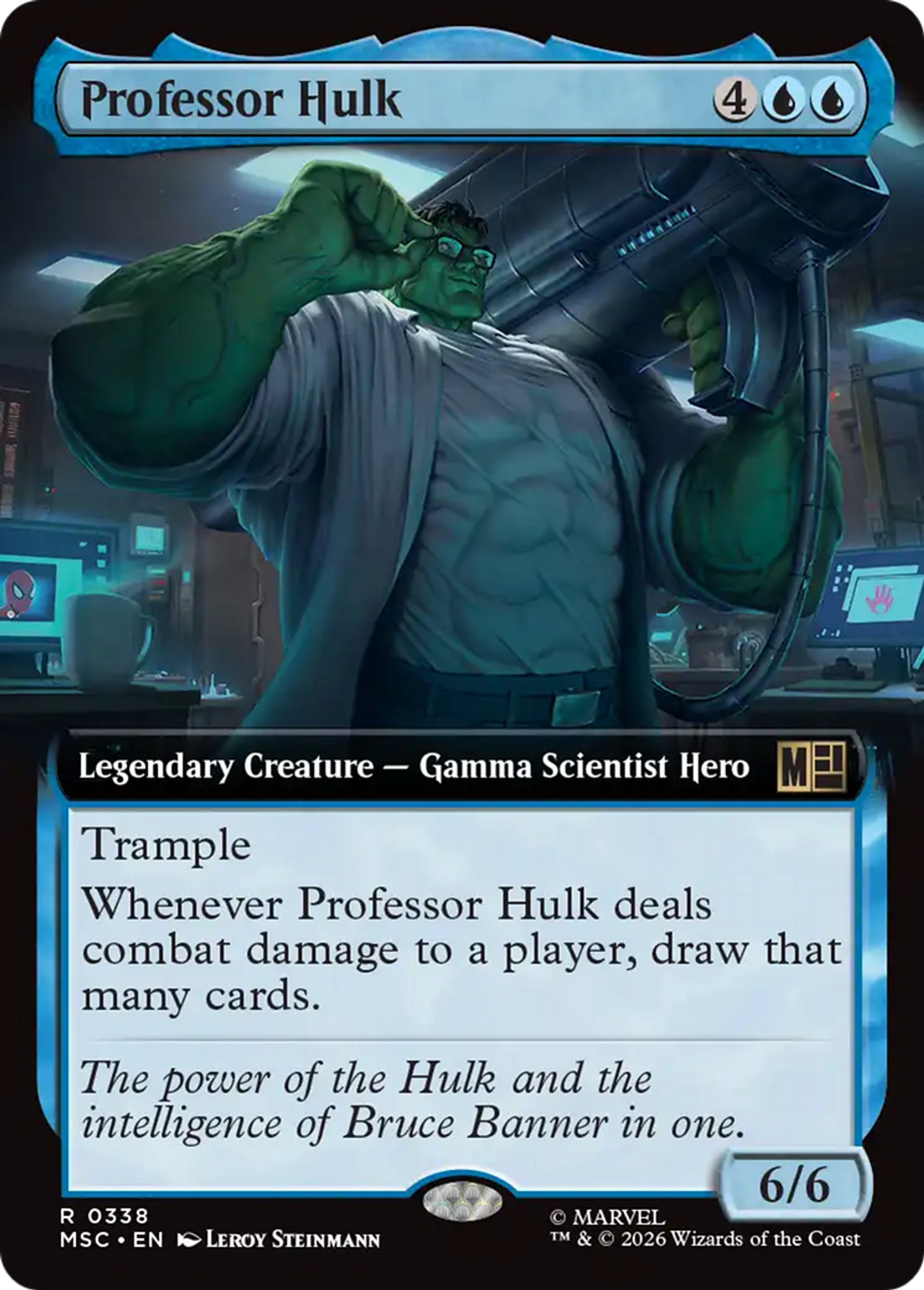 Professeur Hulk — Marvel Super Heroes Commander — Magic: The Gathering