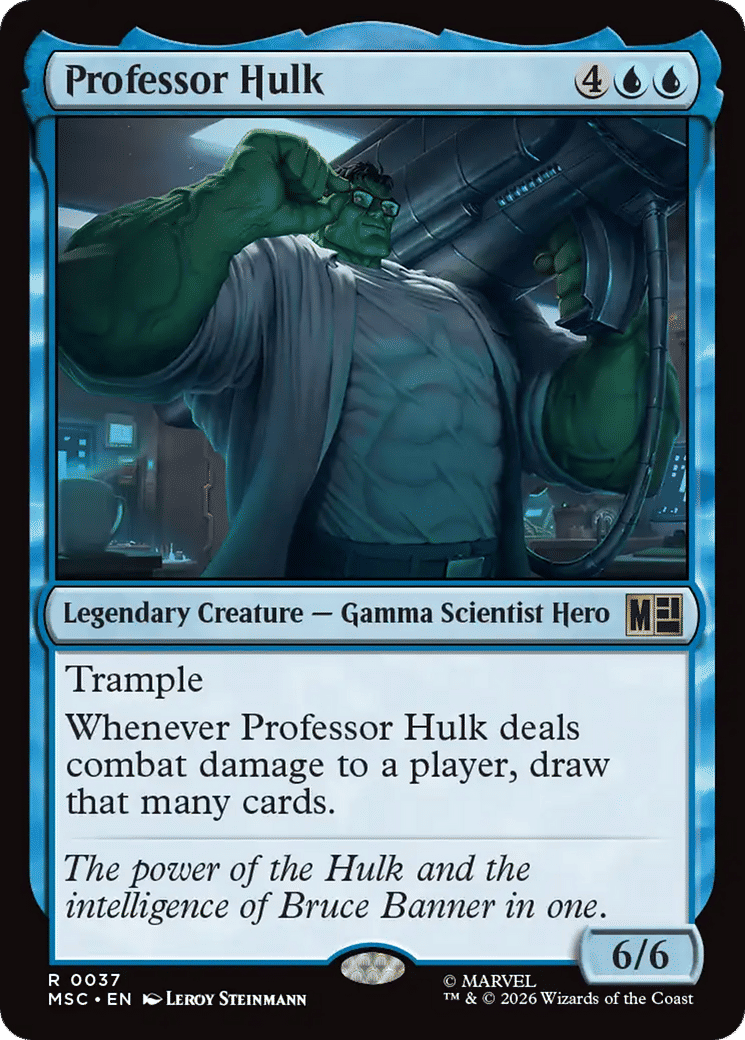 Professor Hulk — Marvel Super Heroes Commander — Magic: The Gathering