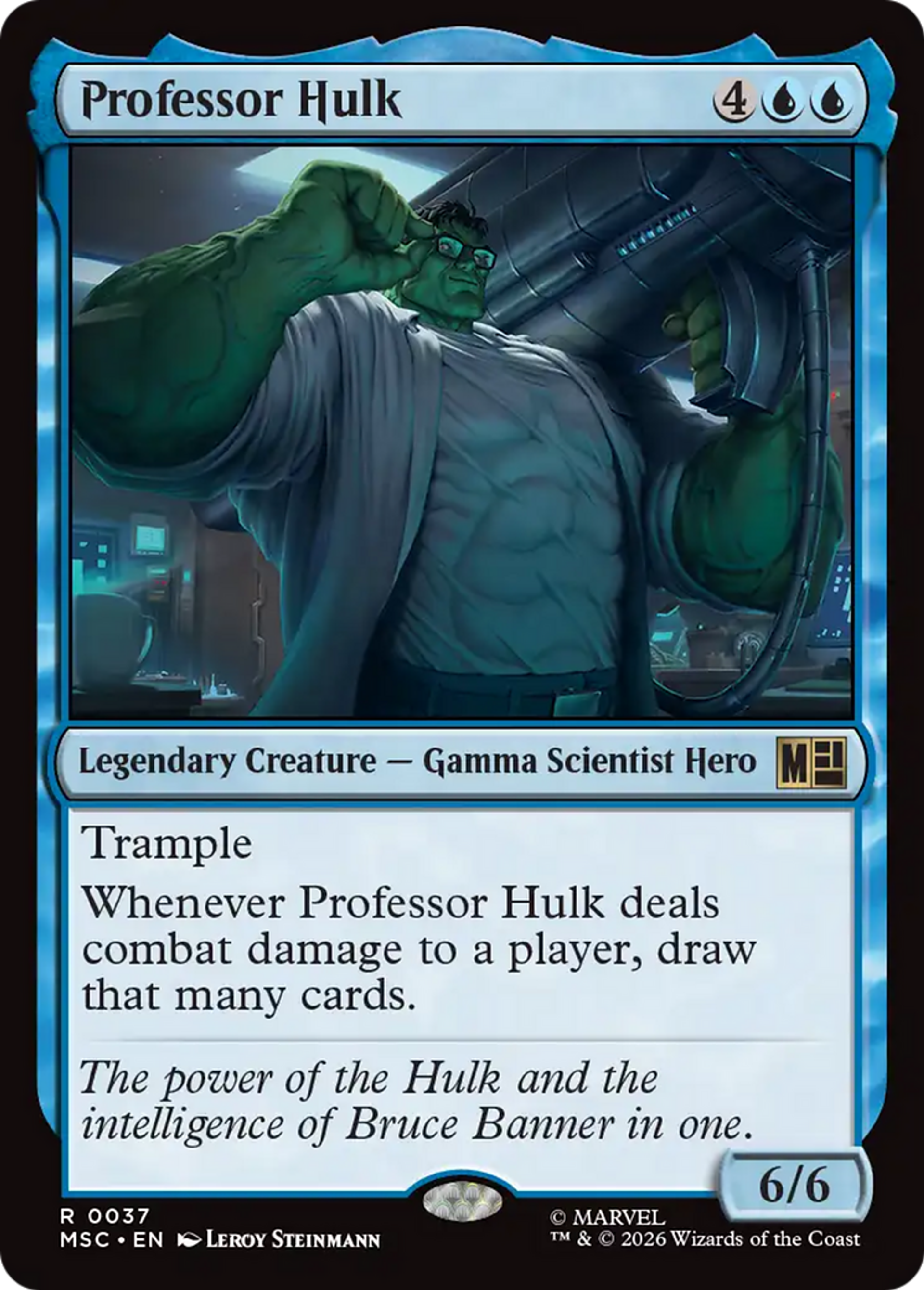 Professor Hulk — Marvel Super Heroes Commander — Magic: The Gathering