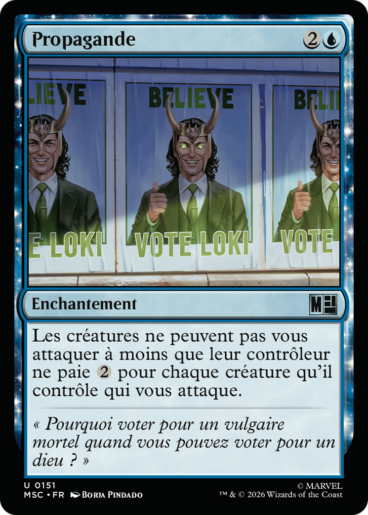 Propagande — Marvel Super Heroes Commander — Magic: The Gathering