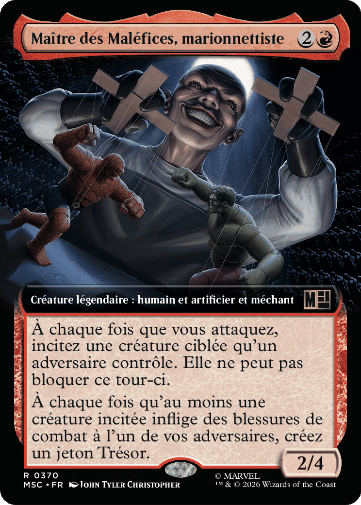 Maître des Maléfices, marionnettiste from Marvel Super Heroes Commander - Magic: The Gathering