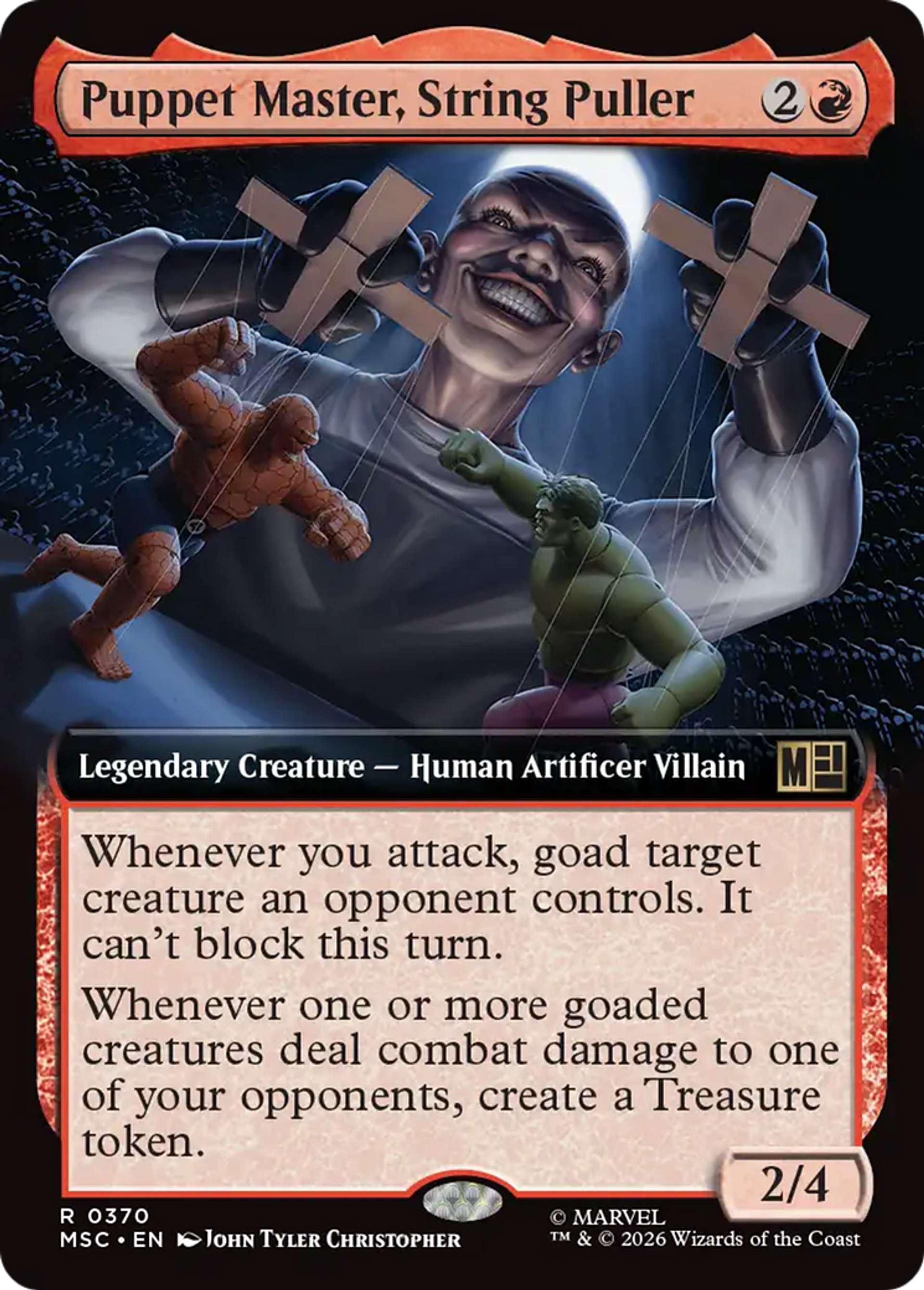 Puppet Master, String Puller — Marvel Super Heroes Commander — Magic: The Gathering