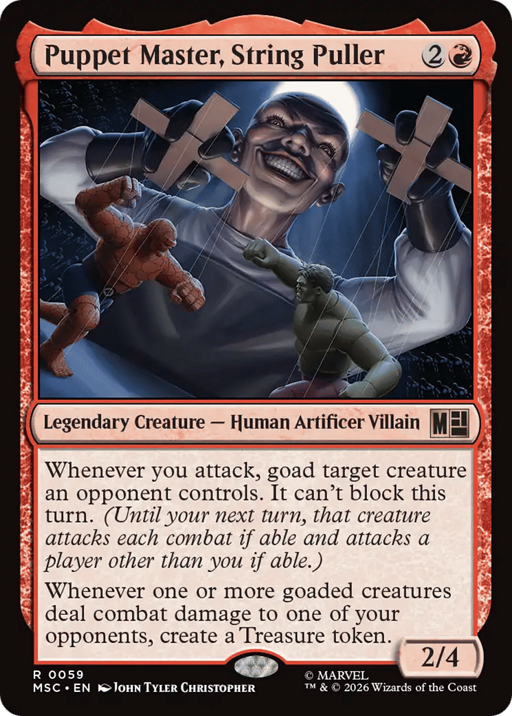 Puppet Master, String Puller — Marvel Super Heroes Commander — Magic: The Gathering