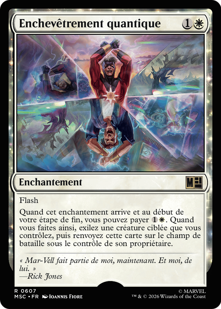Enchevêtrement quantique — Marvel Super Heroes Commander — Magic: The Gathering