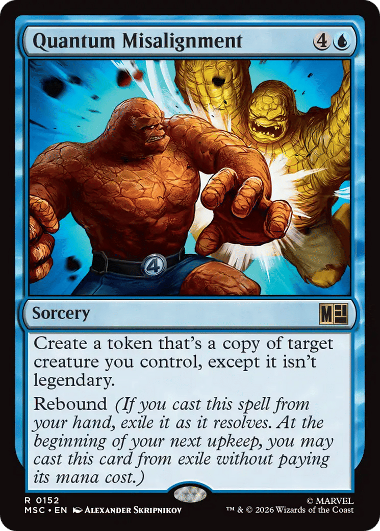 Quantum Misalignment — Marvel Super Heroes Commander — Magic: The Gathering
