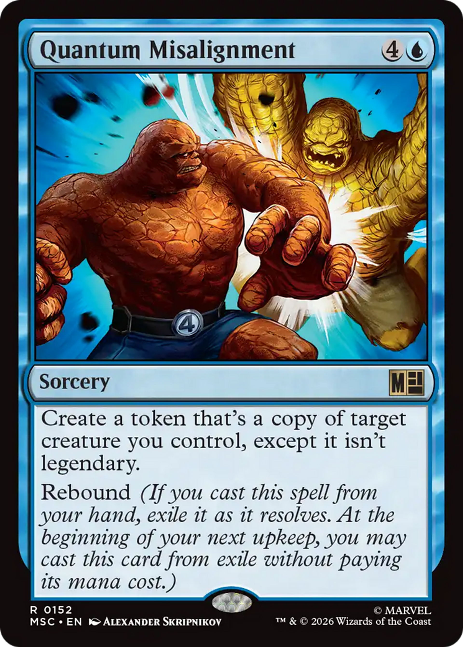 Quantum Misalignment — Marvel Super Heroes Commander — Magic: The Gathering