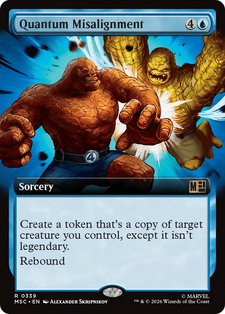 Quantum Misalignment — Marvel Super Heroes Commander — Magic: The Gathering