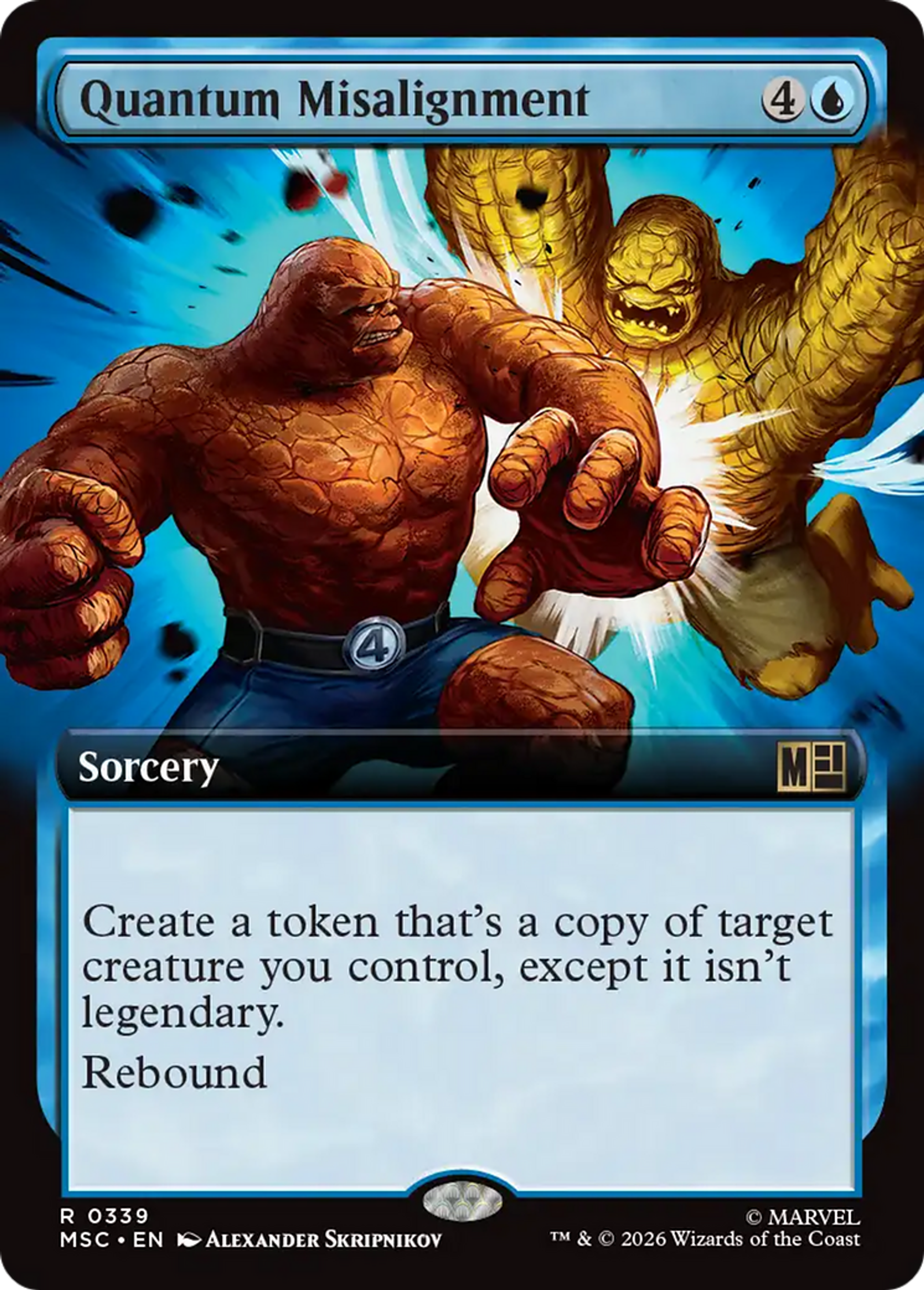 Quantum Misalignment — Marvel Super Heroes Commander — Magic: The Gathering