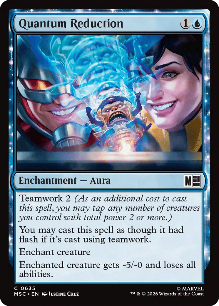Quantum Reduction — Marvel Super Heroes Commander — Magic: The Gathering