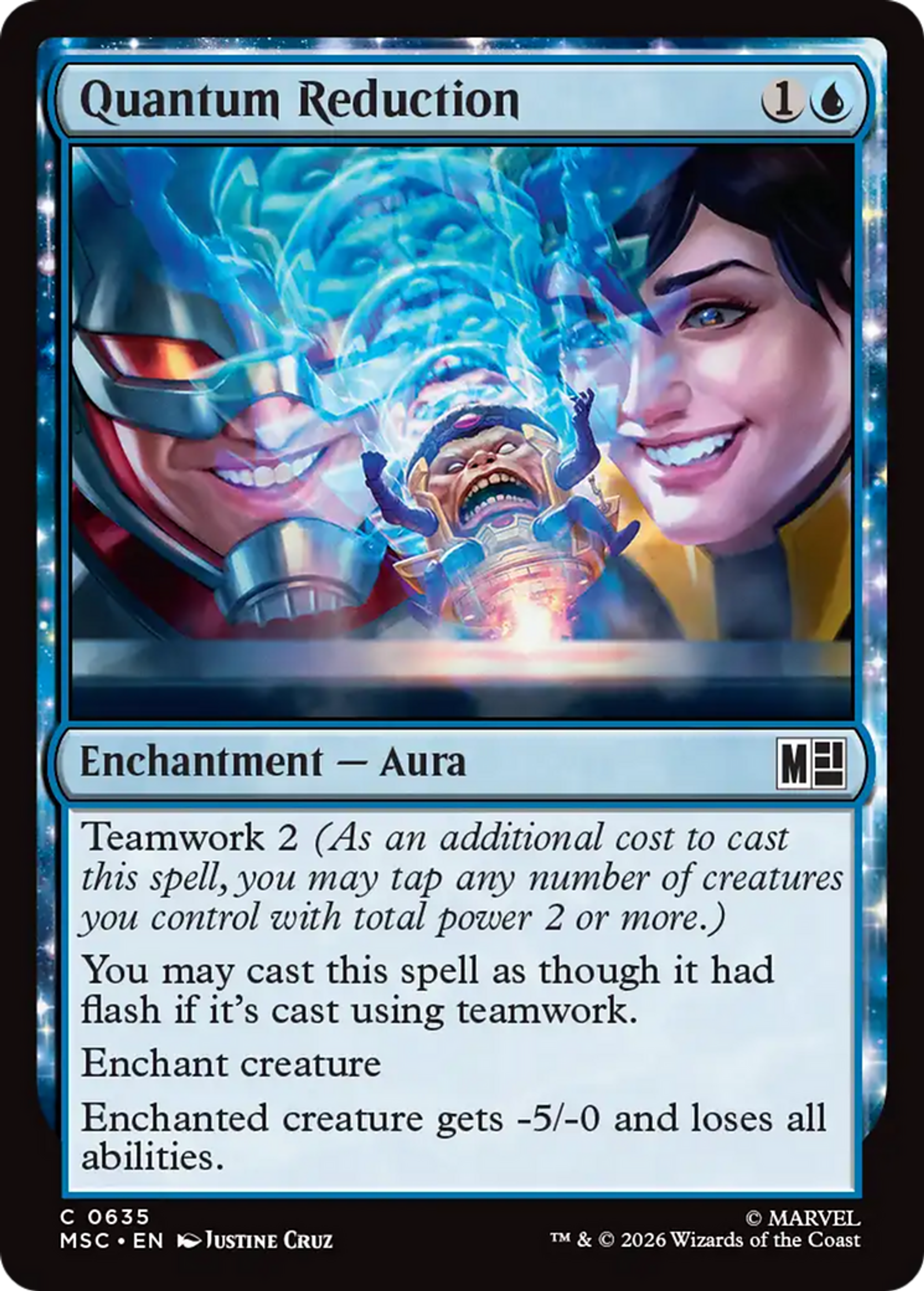 Quantum Reduction — Marvel Super Heroes Commander — Magic: The Gathering