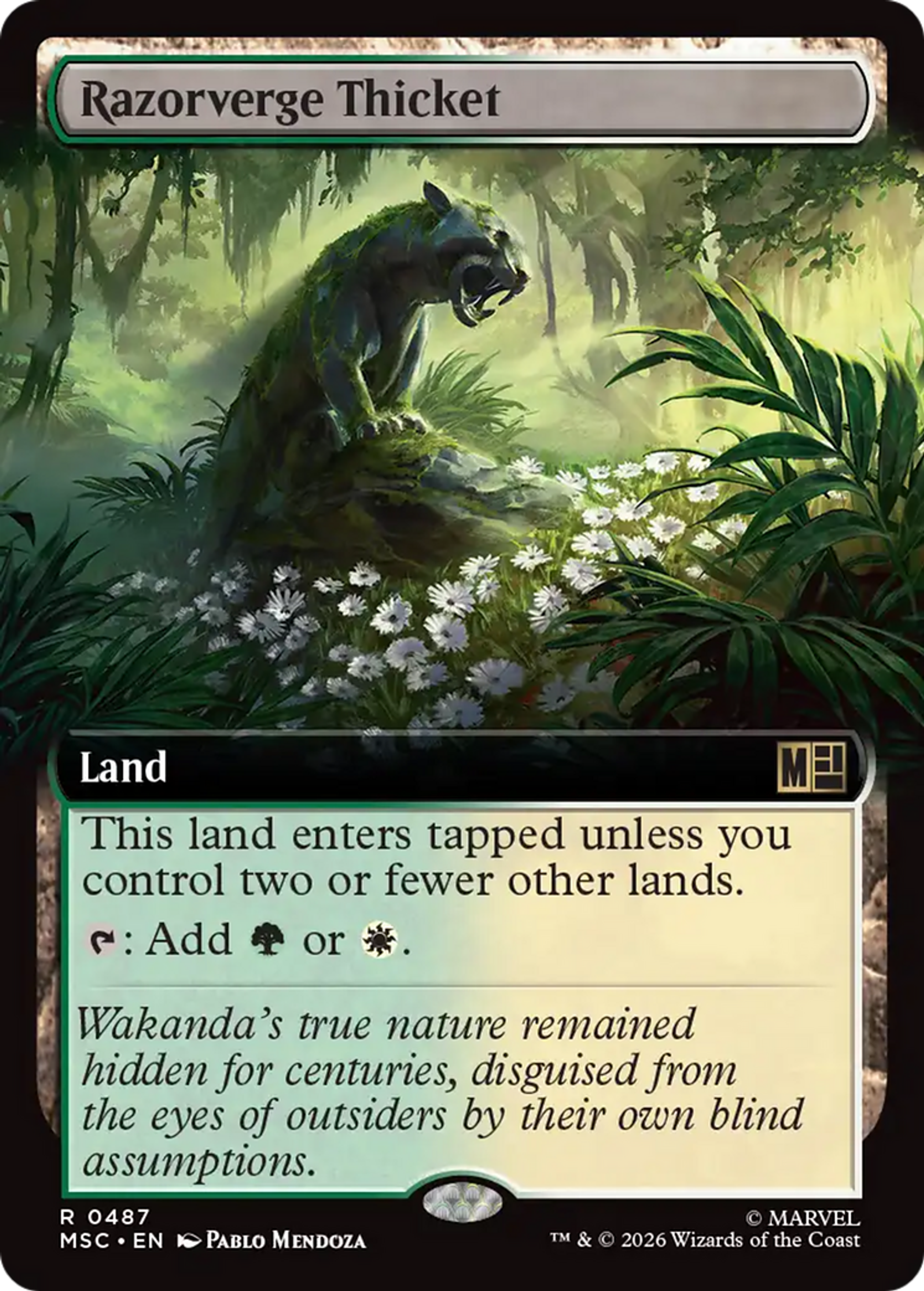 Razorverge Thicket — Marvel Super Heroes Commander — Magic: The Gathering