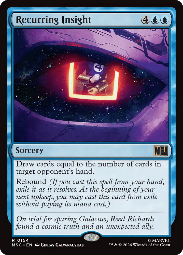 Recurring Insight — Marvel Super Heroes Commander — Magic: The Gathering