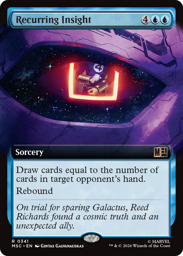 Recurring Insight — Marvel Super Heroes Commander — Magic: The Gathering