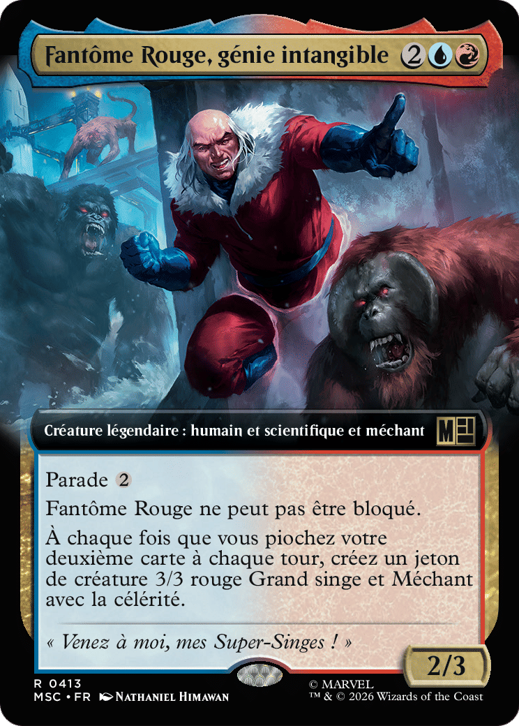Fantôme Rouge, génie intangible from Marvel Super Heroes Commander - Magic: The Gathering