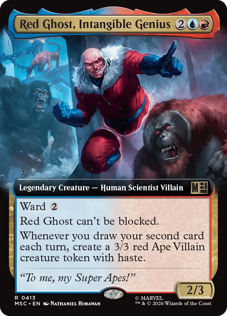 Red Ghost, Intangible Genius — Marvel Super Heroes Commander — Magic: The Gathering