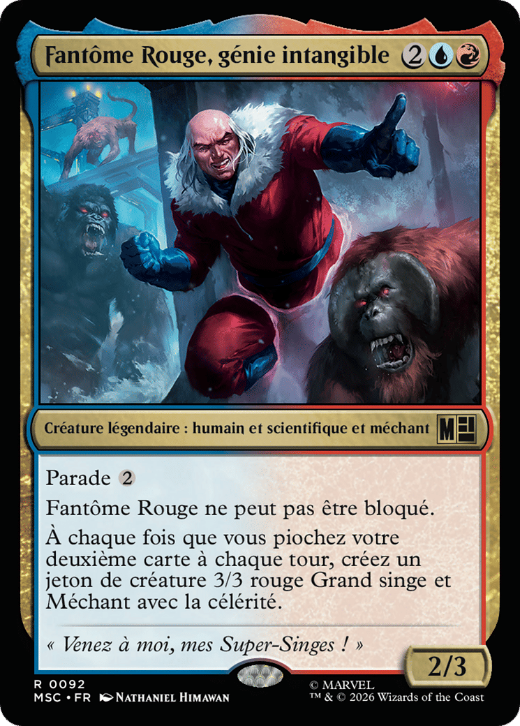 Fantôme Rouge, génie intangible — Marvel Super Heroes Commander — Magic: The Gathering