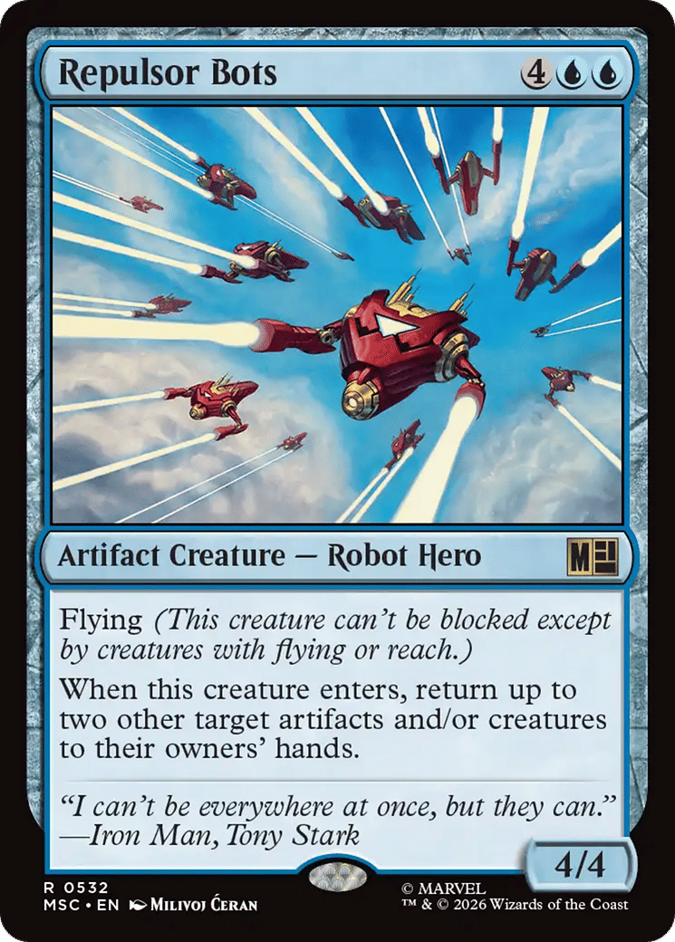 Repulsor Bots — Marvel Super Heroes Commander — Magic: The Gathering
