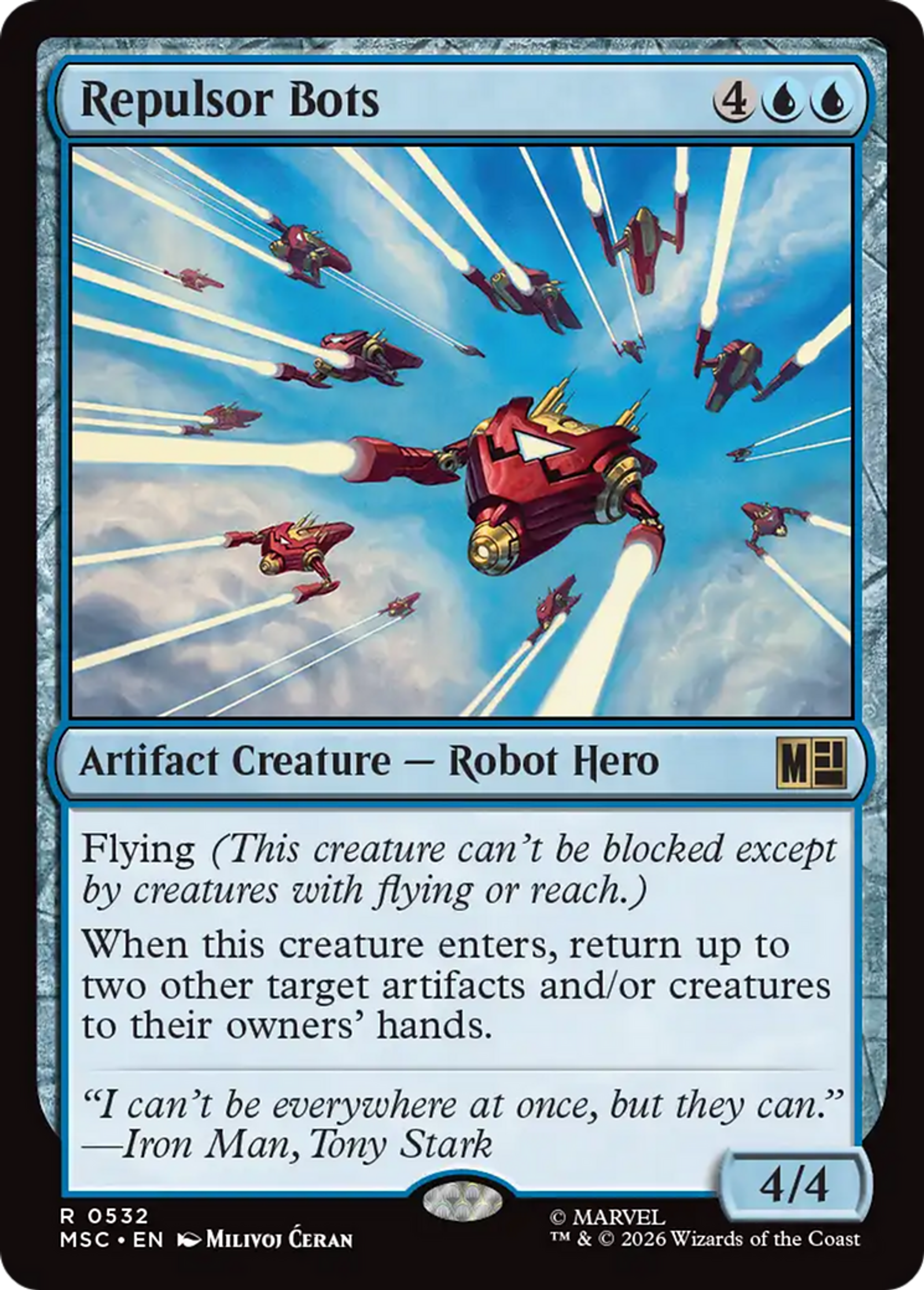 Repulsor Bots — Marvel Super Heroes Commander — Magic: The Gathering