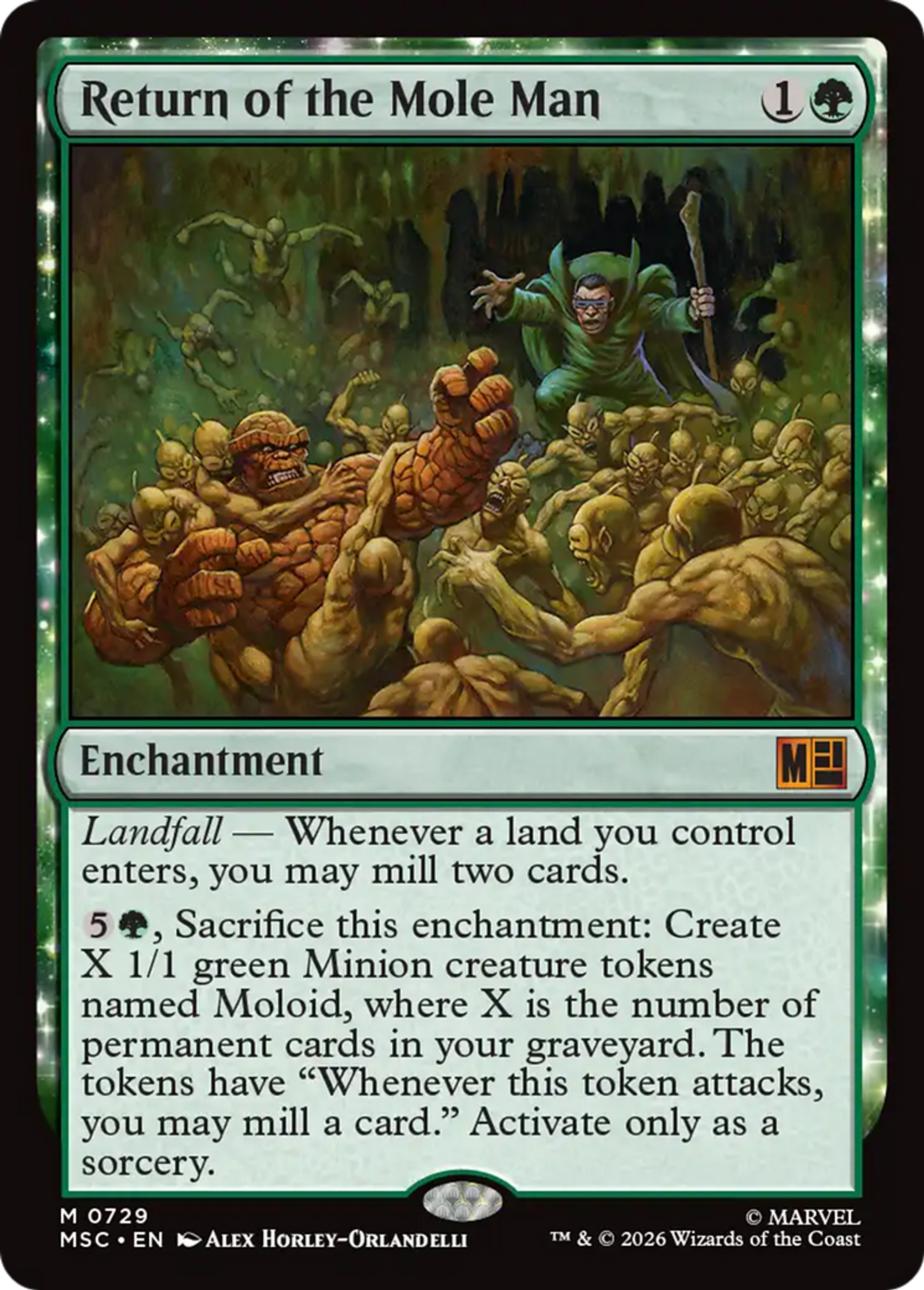 Return of the Mole Man — Marvel Super Heroes Commander — Magic: The Gathering