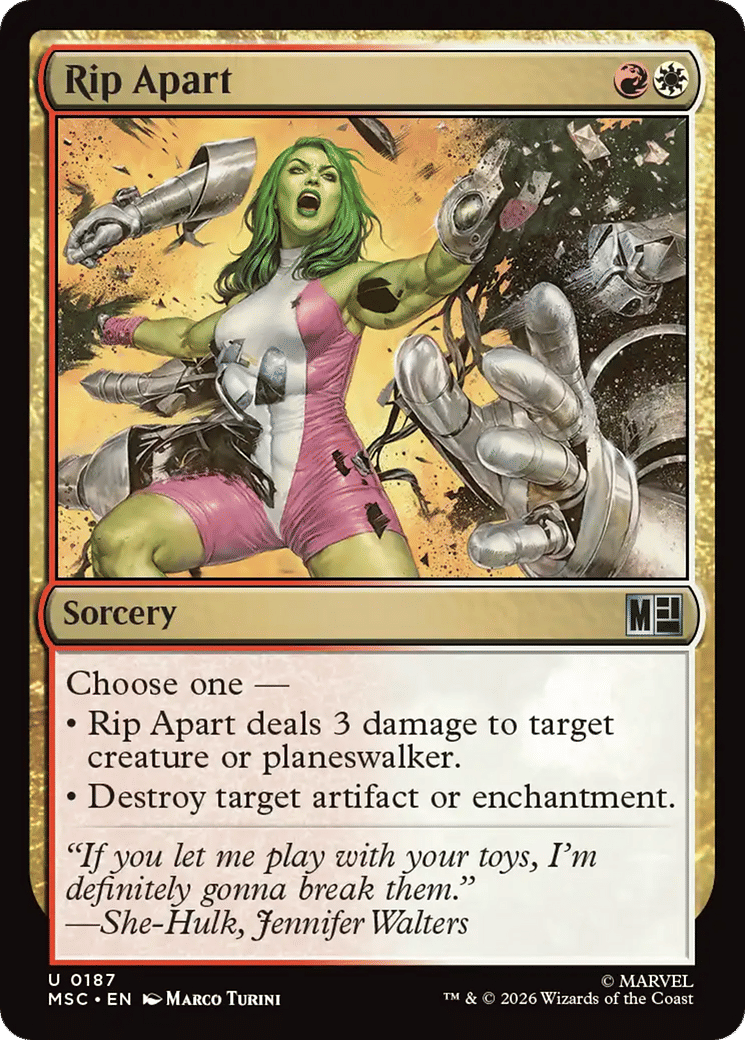 Rip Apart — Marvel Super Heroes Commander — Magic: The Gathering