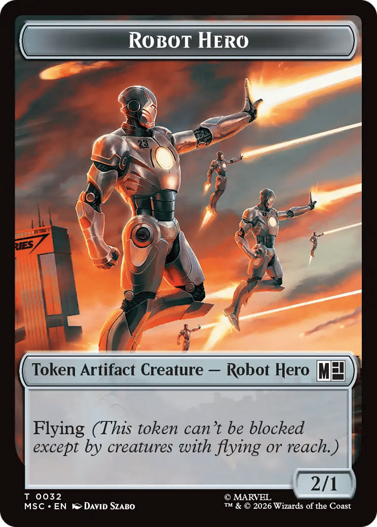 Robot Hero — Marvel Super Heroes Commander — Magic: The Gathering