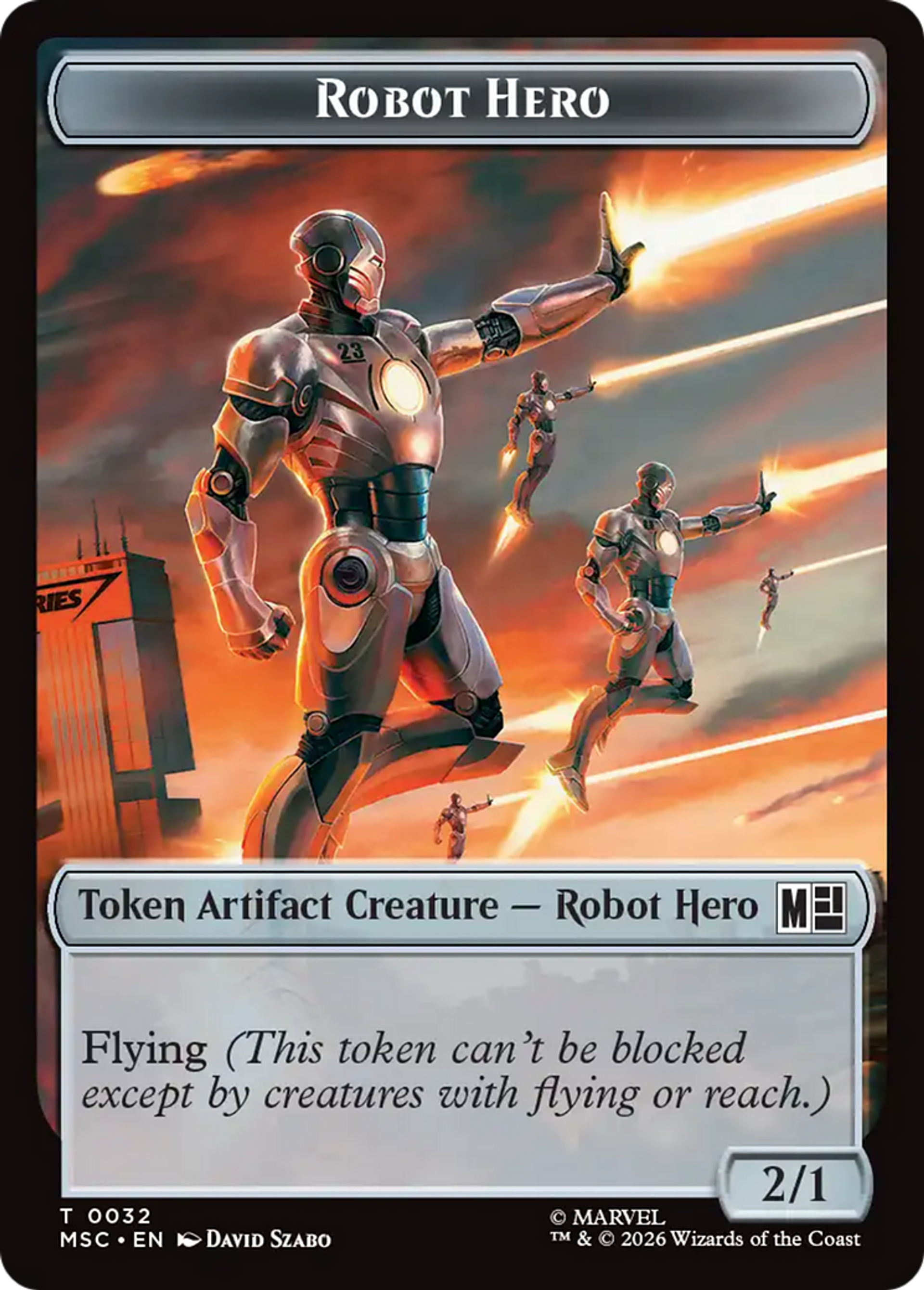 Robot Hero — Marvel Super Heroes Commander — Magic: The Gathering