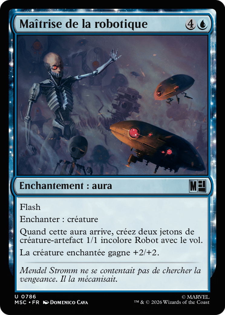 Maîtrise de la robotique — Marvel Super Heroes Commander — Magic: The Gathering