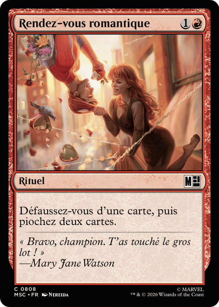 Rendez-vous romantique — Marvel Super Heroes Commander — Magic: The Gathering