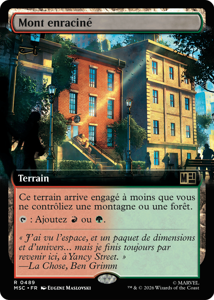Mont enraciné — Marvel Super Heroes Commander — Magic: The Gathering