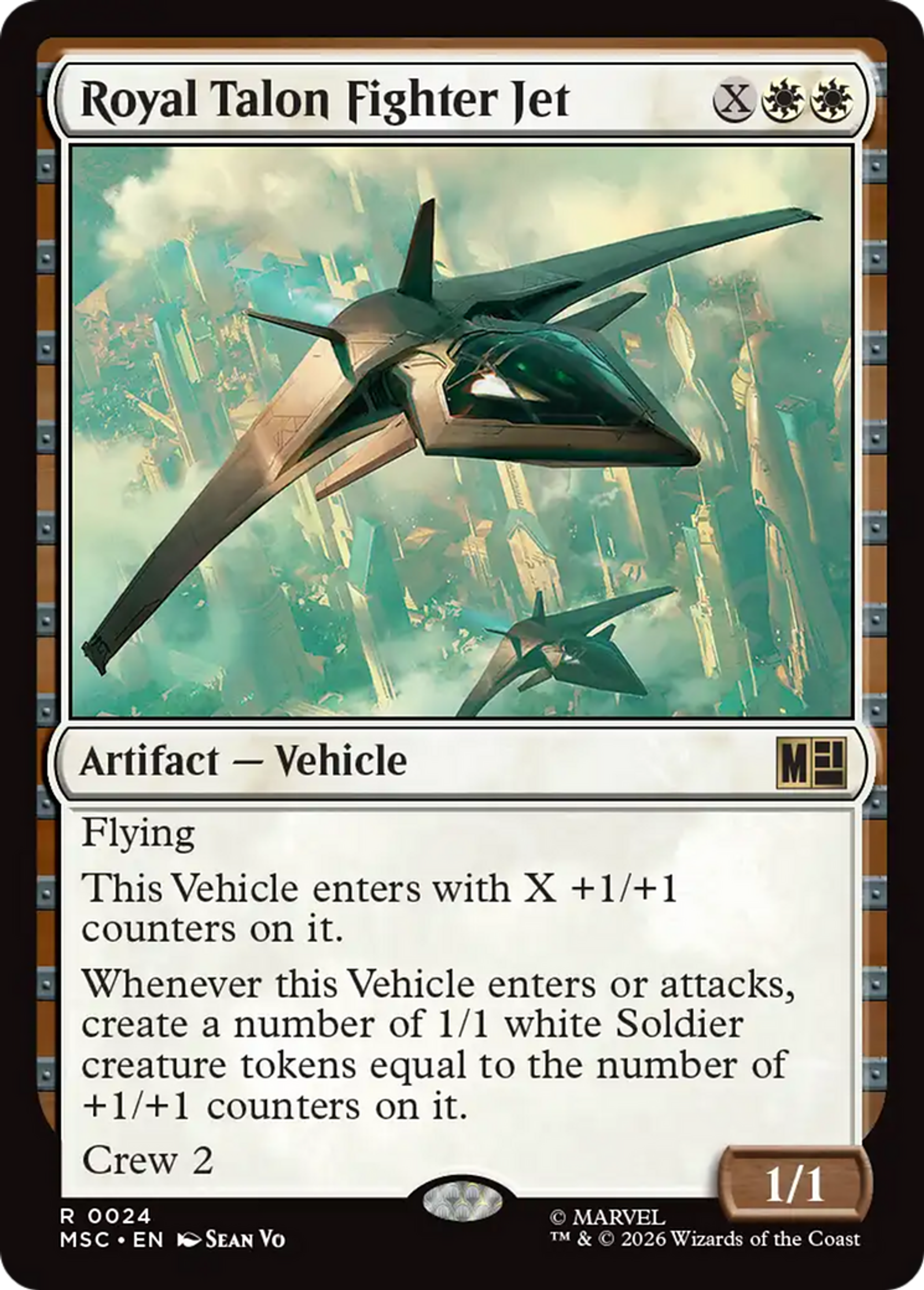 Royal Talon Fighter Jet — Marvel Super Heroes Commander — Magic: The Gathering