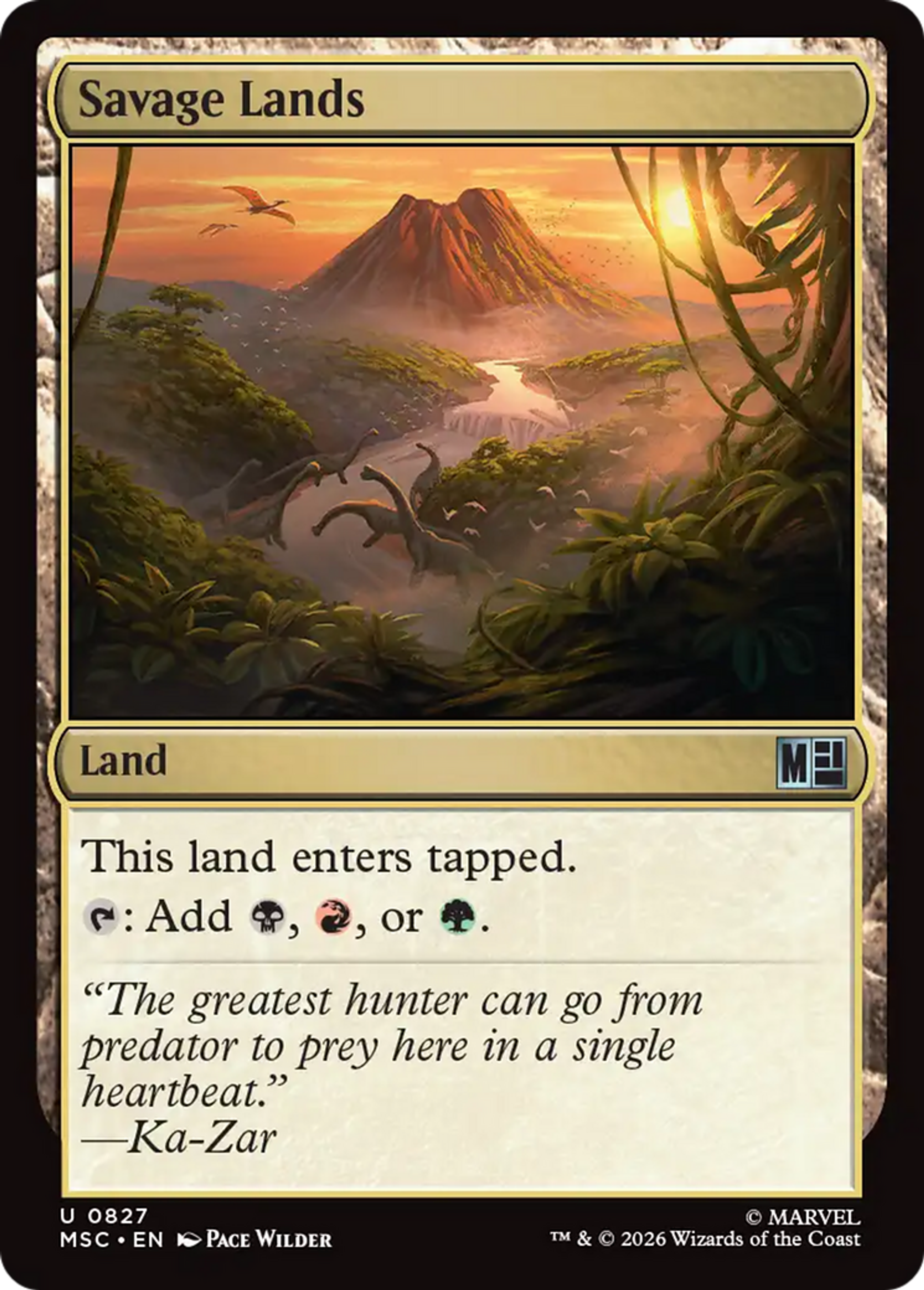 Savage Lands — Marvel Super Heroes Commander — Magic: The Gathering