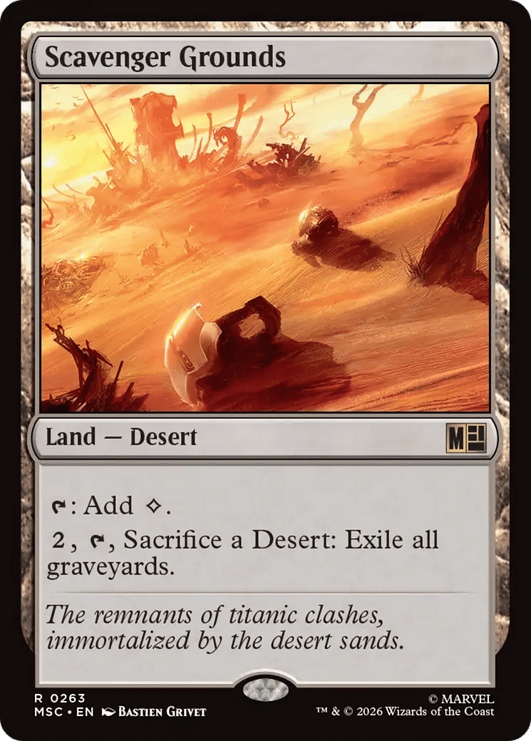 Scavenger Grounds — Marvel Super Heroes Commander — Magic: The Gathering