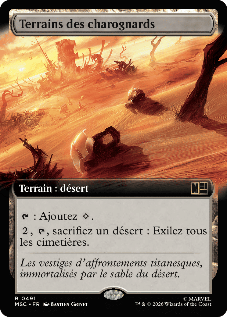 Terrains des charognards — Marvel Super Heroes Commander — Magic: The Gathering