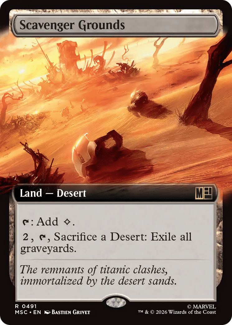 Scavenger Grounds — Marvel Super Heroes Commander — Magic: The Gathering