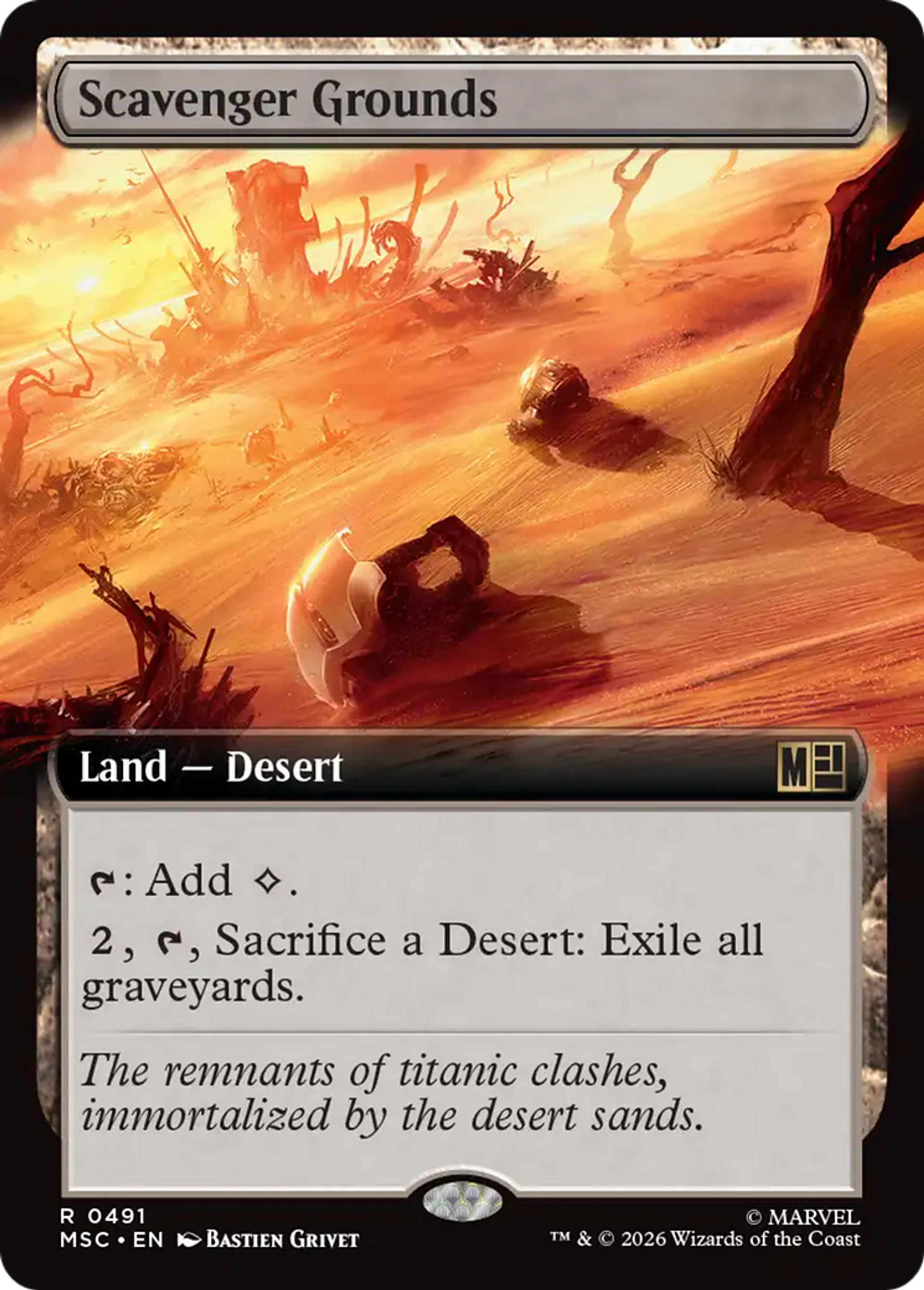 Scavenger Grounds — Marvel Super Heroes Commander — Magic: The Gathering