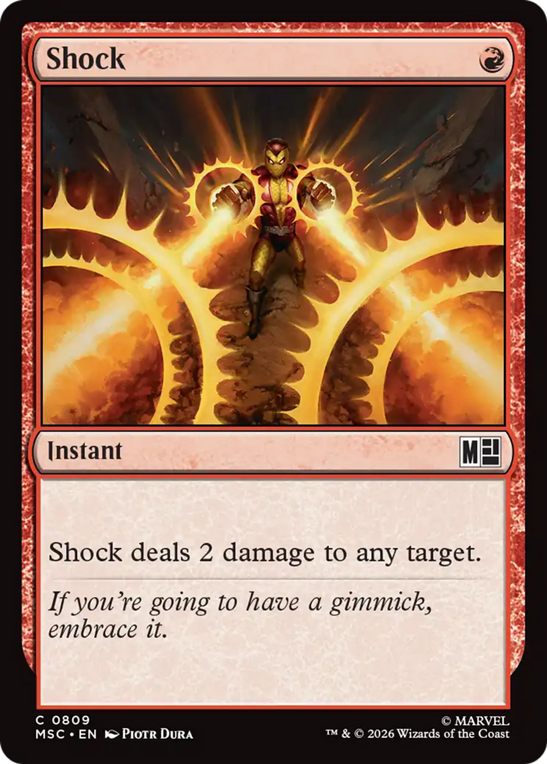 Shock — Marvel Super Heroes Commander — Magic: The Gathering