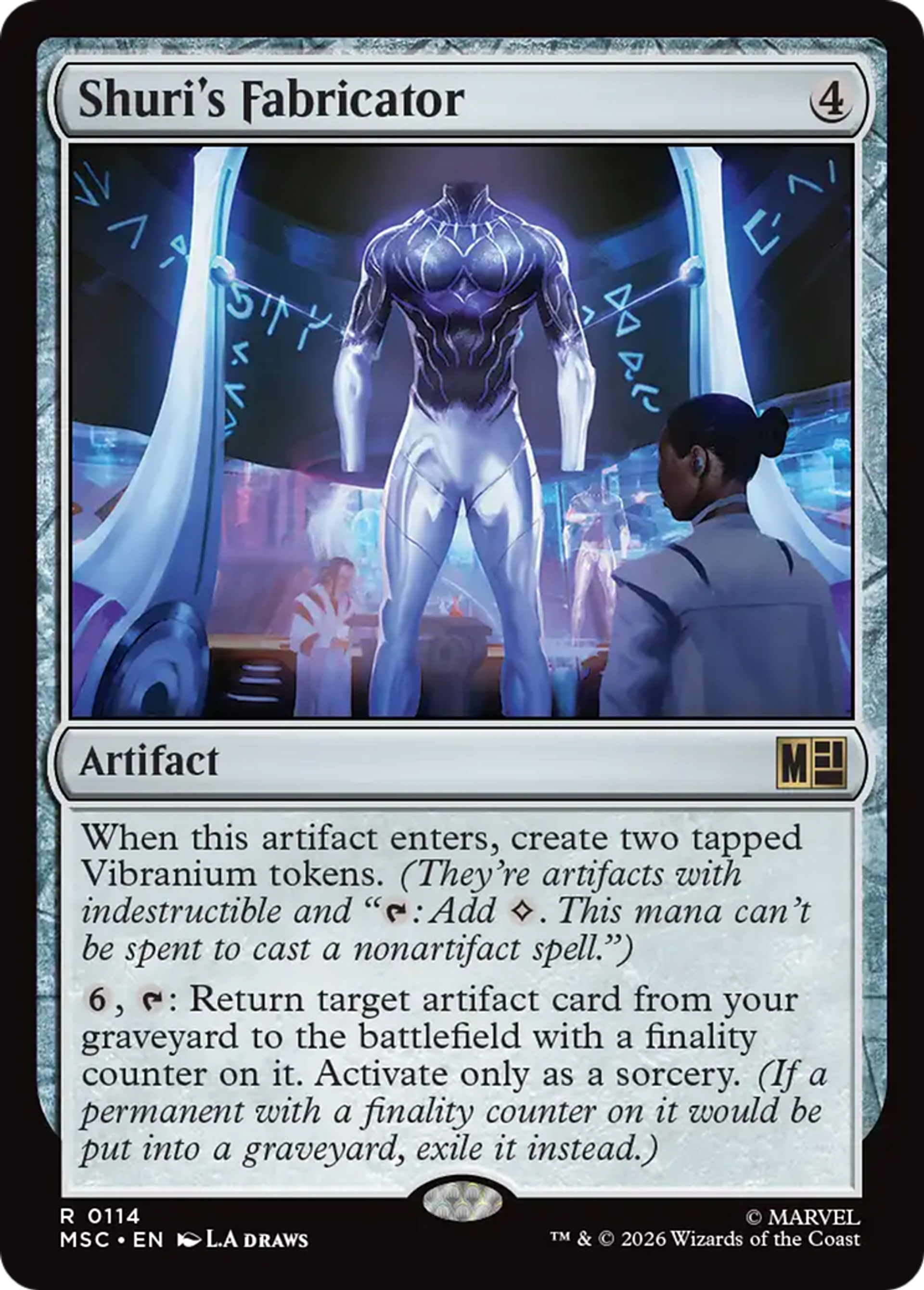 Shuri's Fabricator — Marvel Super Heroes Commander — Magic: The Gathering