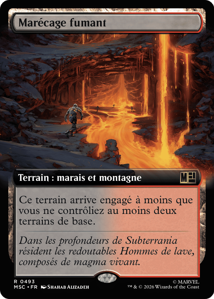 Marécage fumant — Marvel Super Heroes Commander — Magic: The Gathering