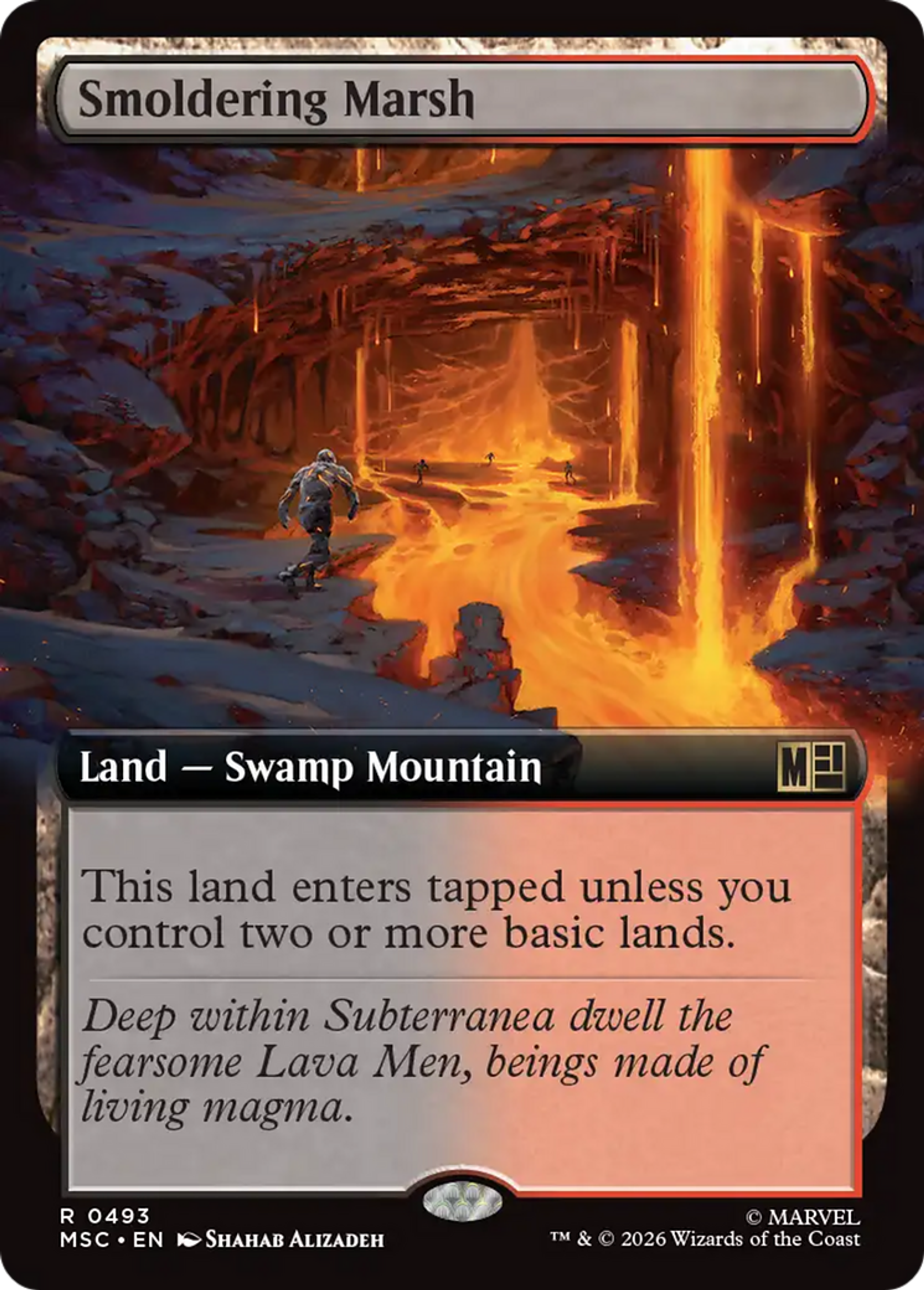 Smoldering Marsh — Marvel Super Heroes Commander — Magic: The Gathering