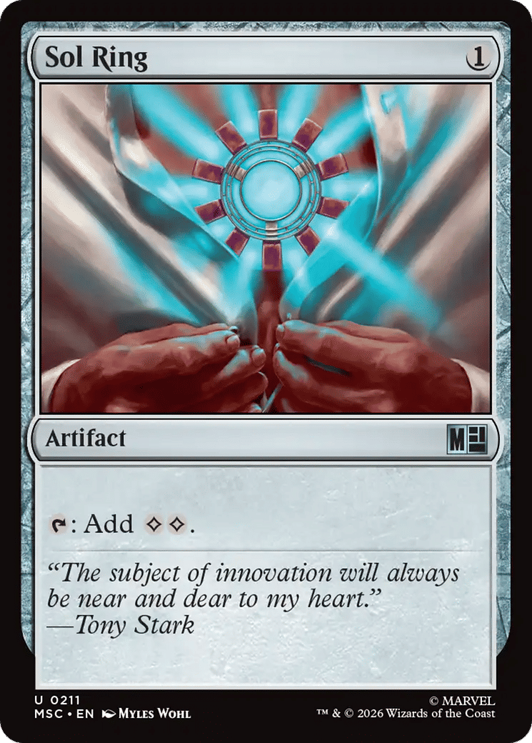Sol Ring — Marvel Super Heroes Commander — Magic: The Gathering