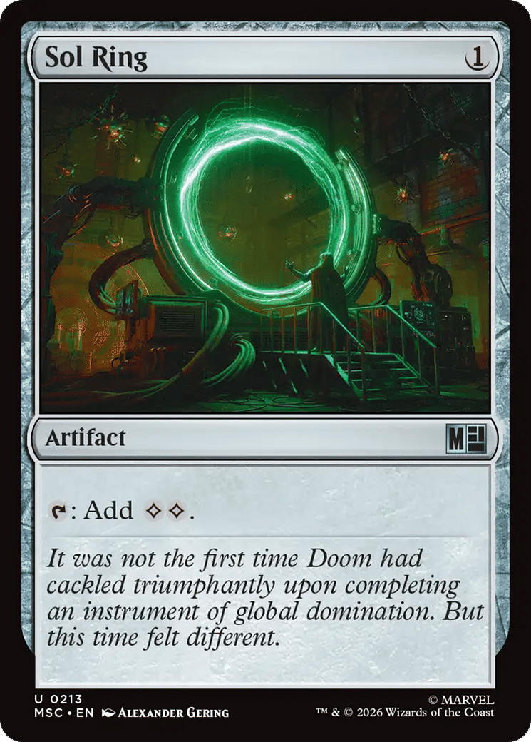 Sol Ring — Marvel Super Heroes Commander — Magic: The Gathering