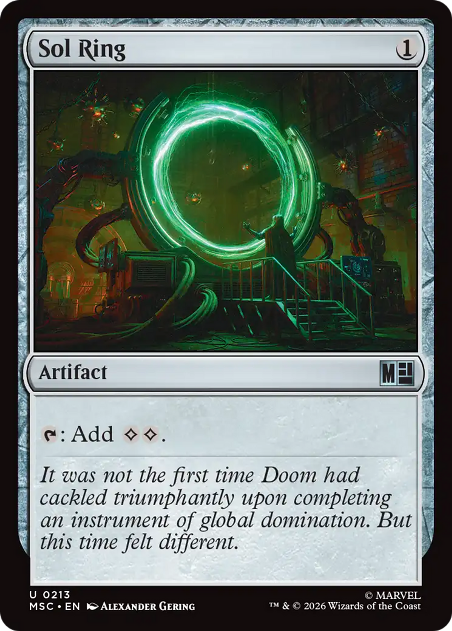 Sol Ring — Marvel Super Heroes Commander — Magic: The Gathering