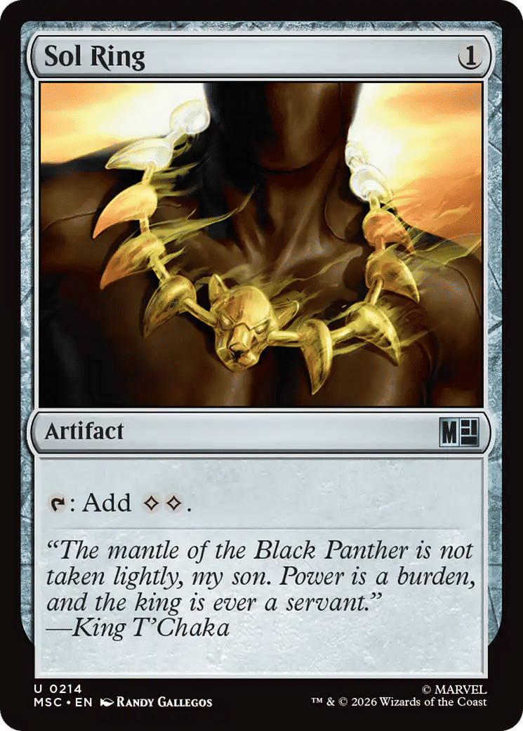 Sol Ring — Marvel Super Heroes Commander — Magic: The Gathering