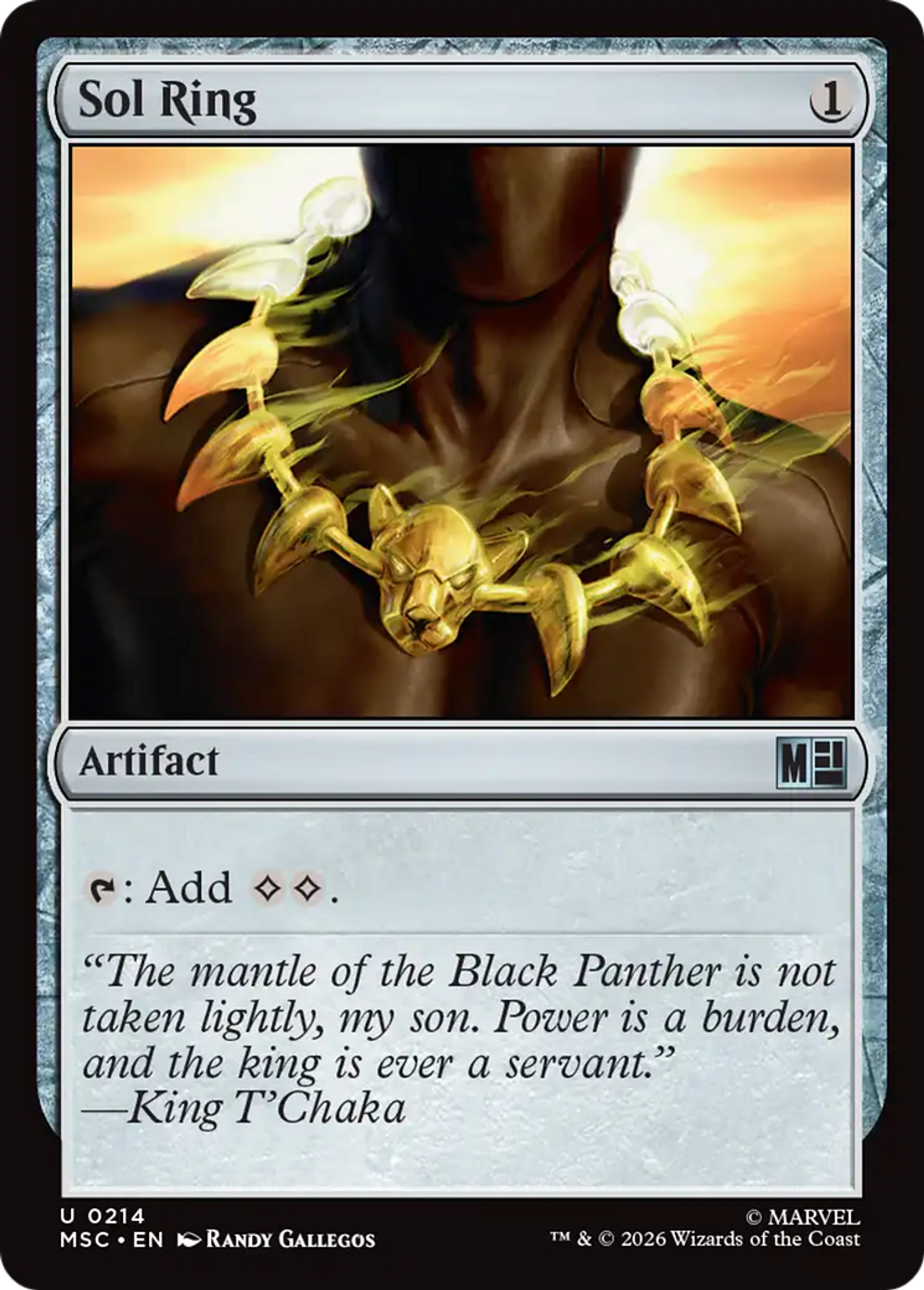 Sol Ring — Marvel Super Heroes Commander — Magic: The Gathering